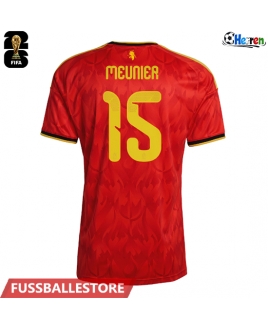 Günstige Belgien Thomas Meunier #15 Heimtrikot WM 2026 Kurzarm